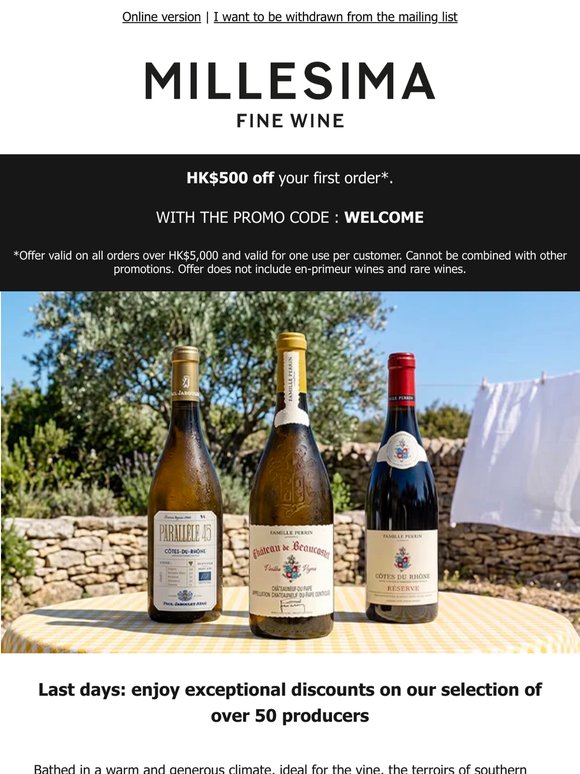 Wines from Southern France at Special prices: only a few days left!