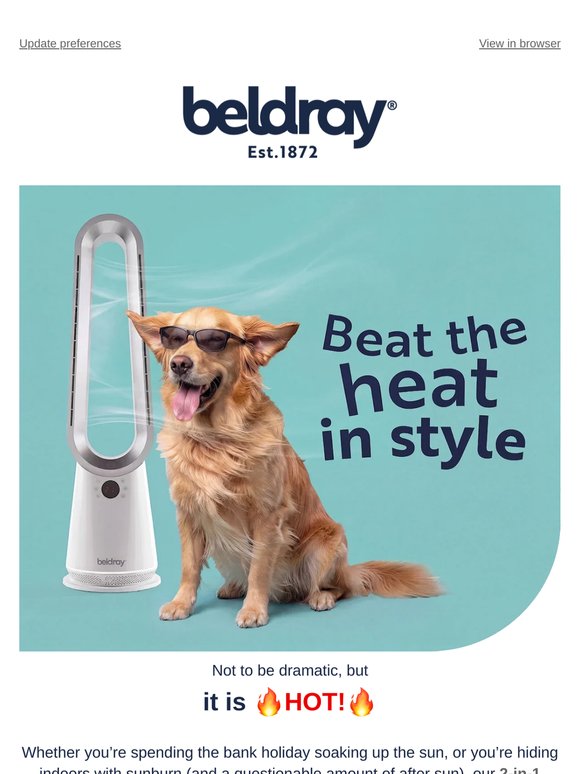 Too hot —? Try this!