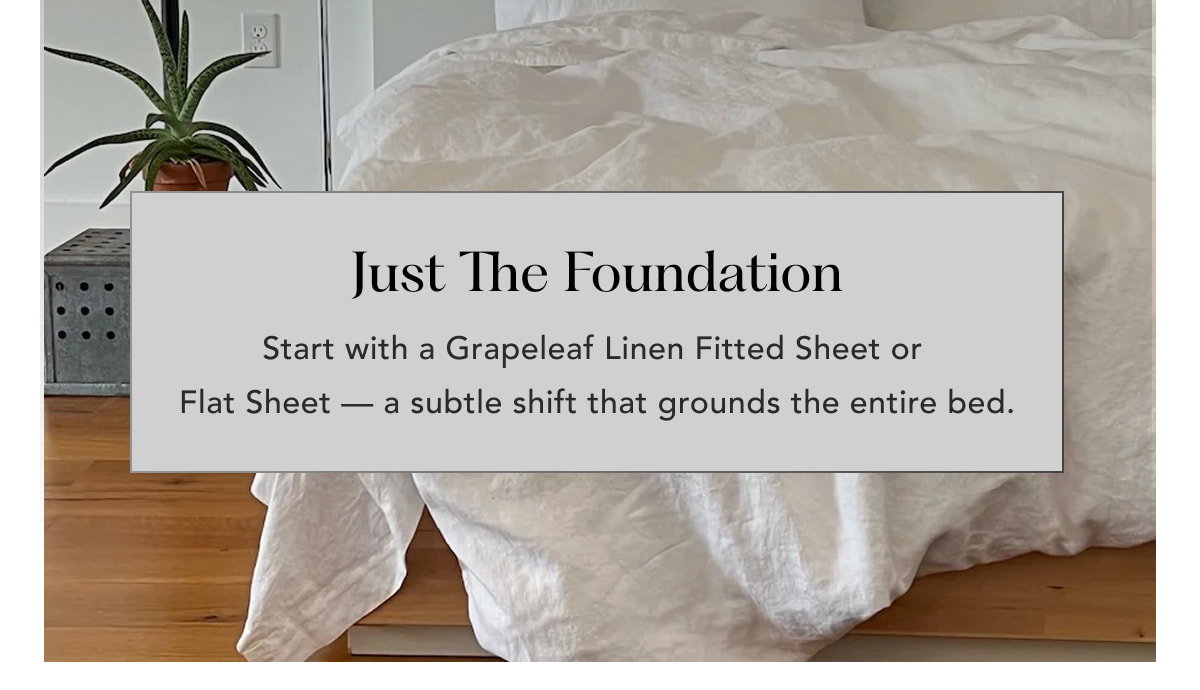 Just The Foundation