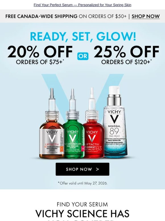 Which Vichy serum is made for your skin? 🔬