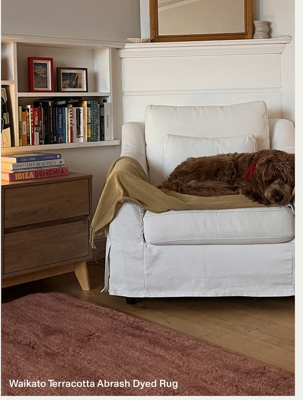 Waikato Terracotta Washable Wool Abrash Dyed Rug