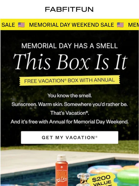 🇺🇸 Smells Like Memorial Day Weekend