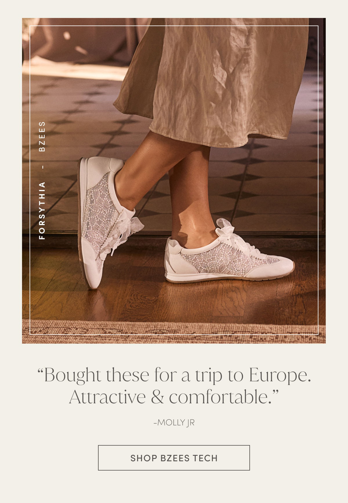 Forsythia - Bzees | “Bought These For A Trip To Europe. Attractive & Comfortable.” - Molly Jr | Shop Bzees Tech