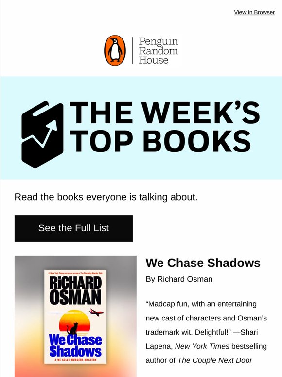 This Week’s Most Popular Books Are …