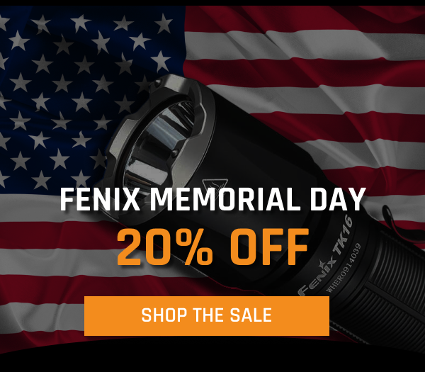 20% OFF MEMORIAL DAY SALE