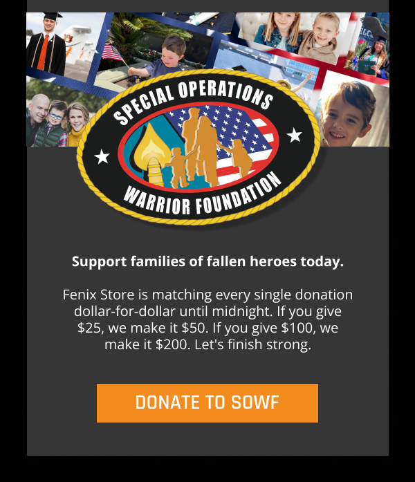 Donate to Special Operations Warrior Foundation!