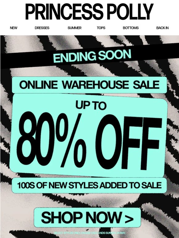 Up to 80% off & ready to ship!