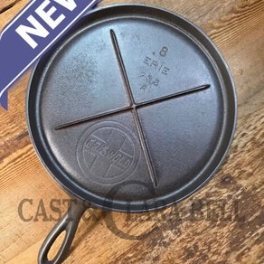 Awesome single serve piece! Lightweight early 1920 Griswold Slant Logo Vintage Griddle #8, Erie, 733