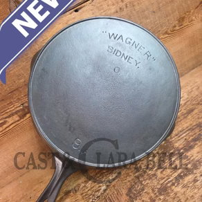 So unique and harder to find! Wagner made, 1910's Arc straight logo Sidney, O. #9A Skillet