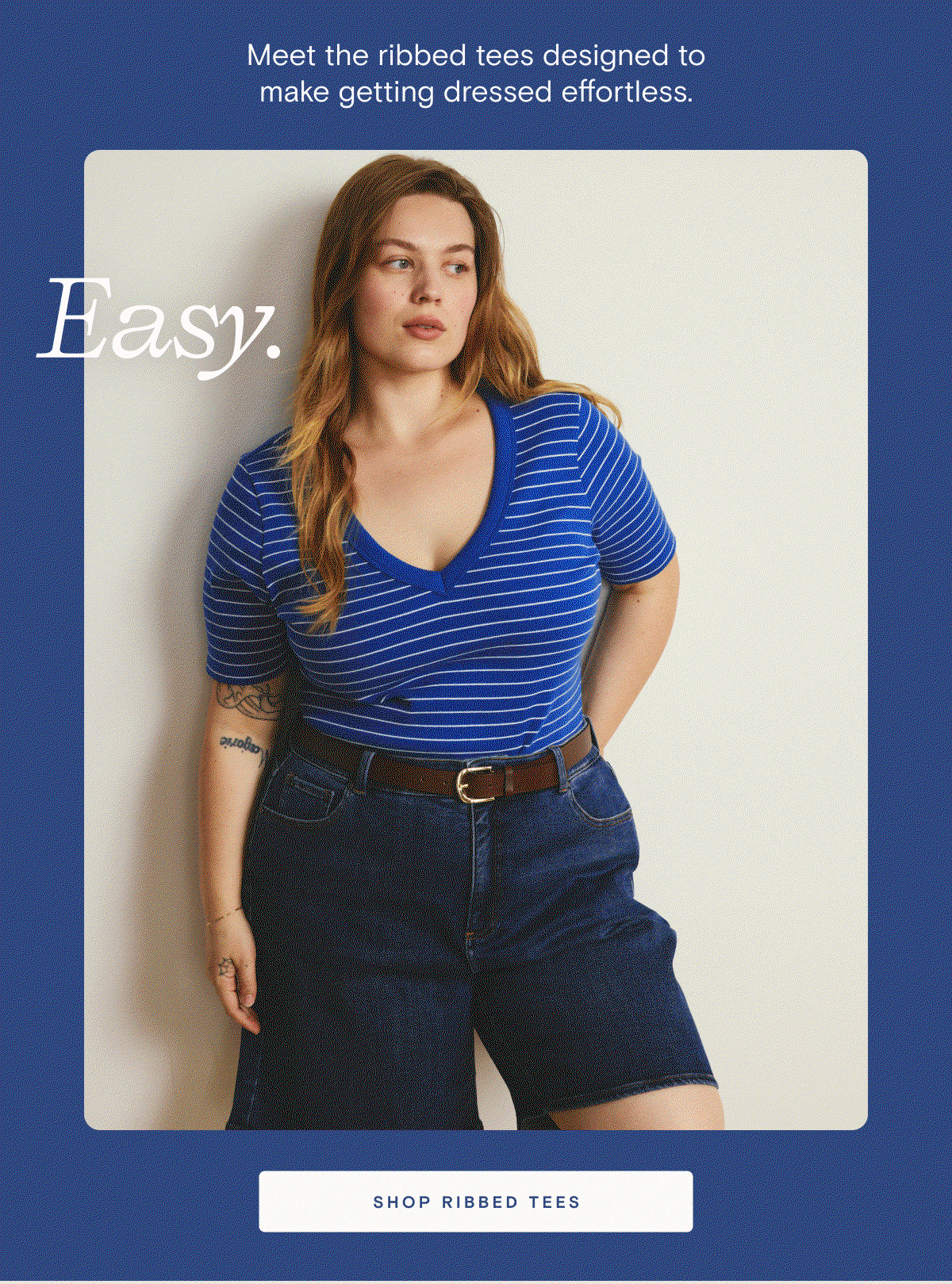 Shop Ribbed Tees