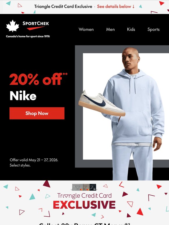 Stock up on Nike for less ✔️