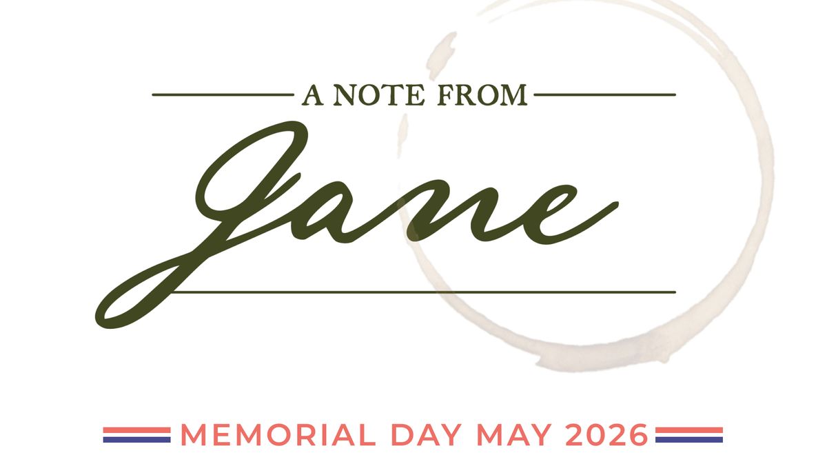 Note from Jane