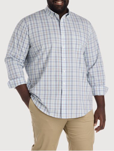 Large Plaid Tech Sport Shirt