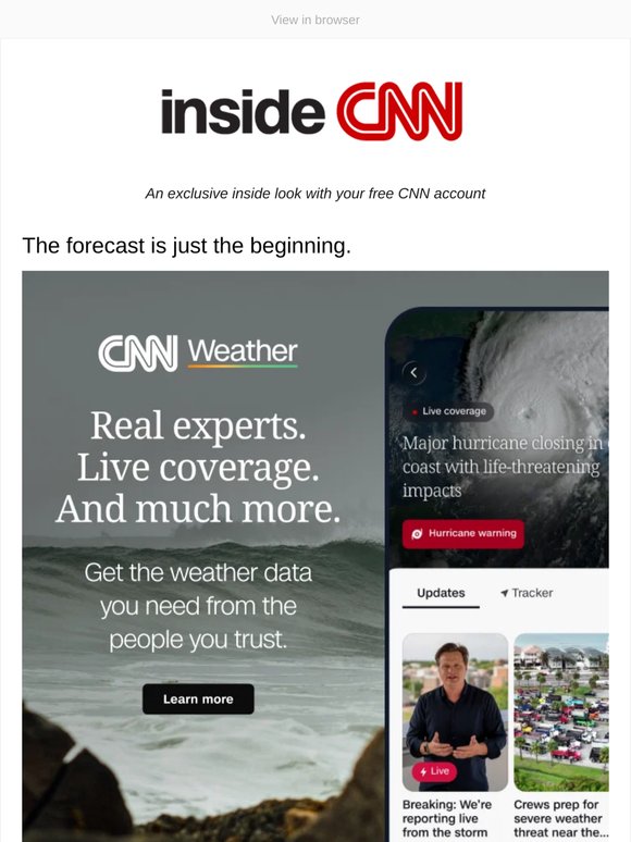 Go behind the CNN Weather app.