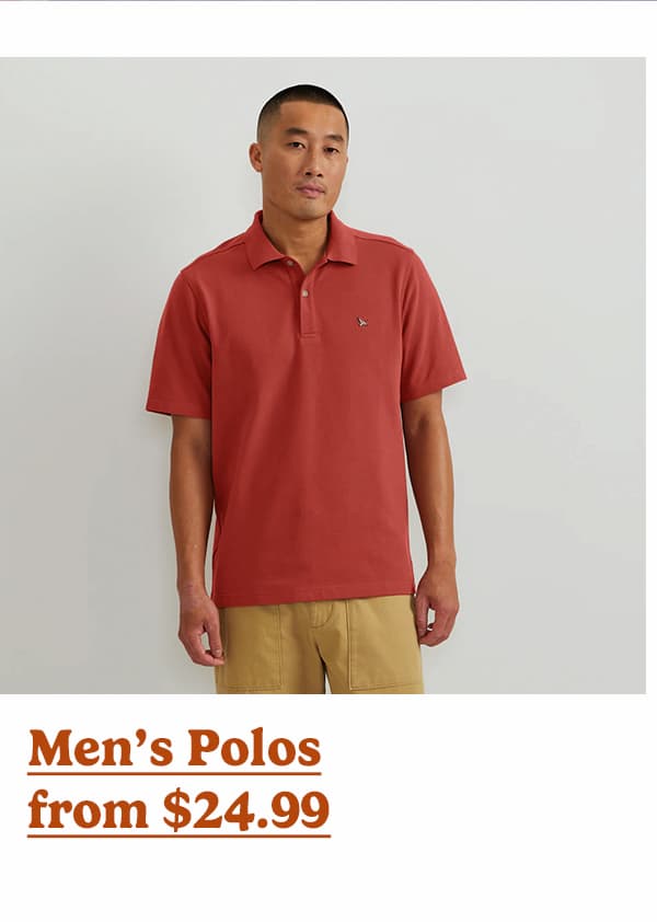Men's Polos from $24.99