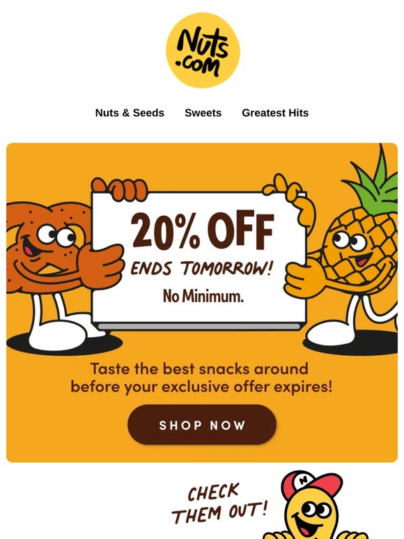 ⏰ Tomorrow it's gone. 20% off ends soon.
