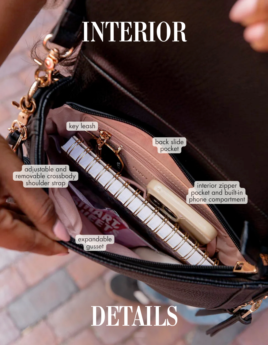 Downtown Crossbody Interior Details
