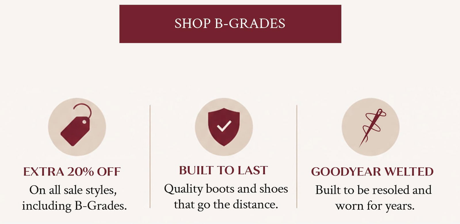 Shop B-GRADES