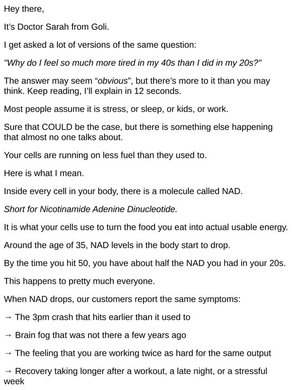 A Note From Your Doctor