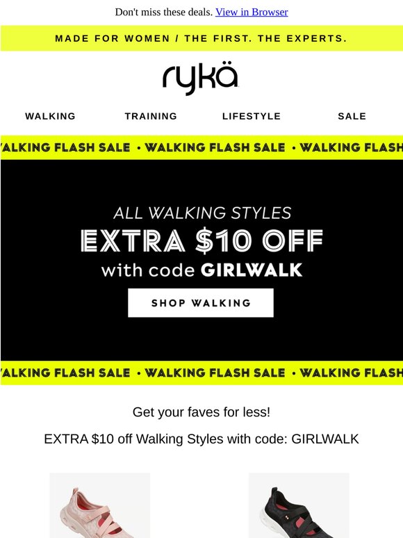 ‼️EXTRA $10 OFF WALKING + Price Drop Alert