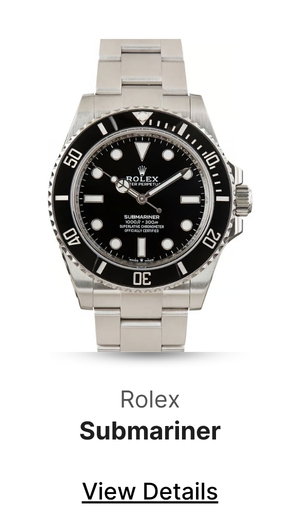 Used Rolex Submariner ref 124060 Black Dial