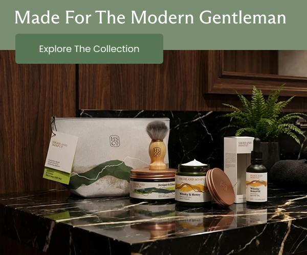 Made For The Modern Gentleman OR The Highland Shave.  [Explore The Collection]