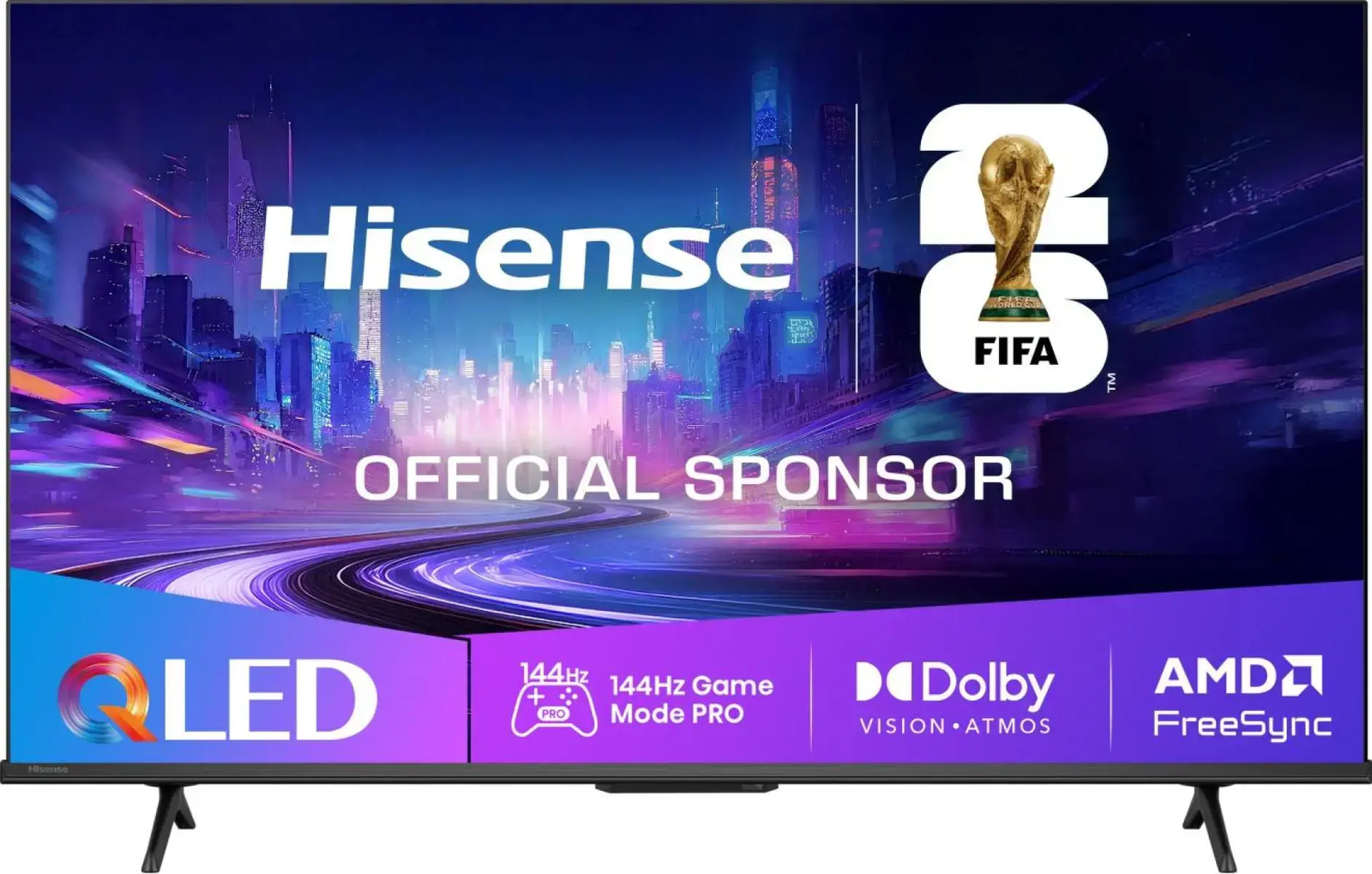 Image of Hisense 50E7QTPRO - 50 inch - 4K QLED - 144Hz - Smart TV - VIDAA