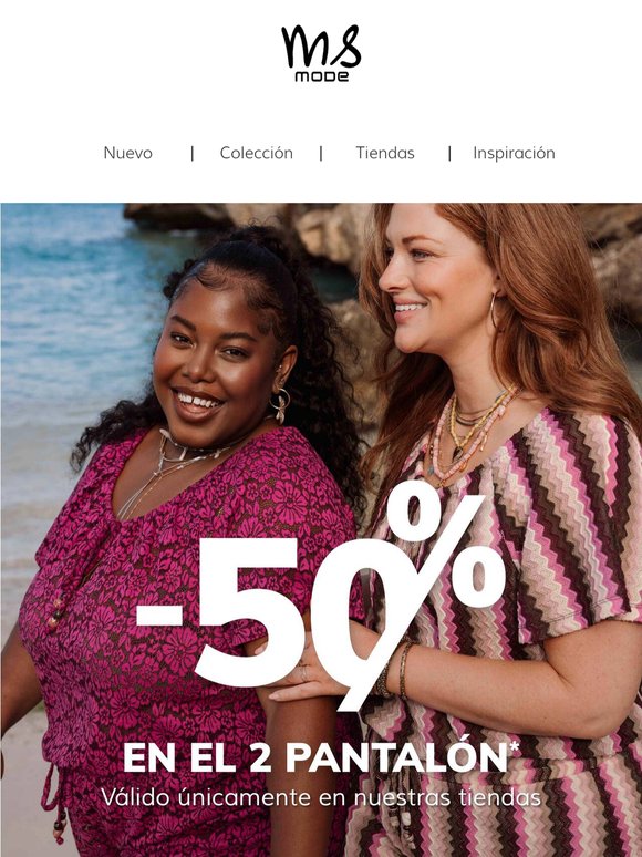 -50% en el 2o pantalón | Exclusivo en nuestras tiendas ☀️