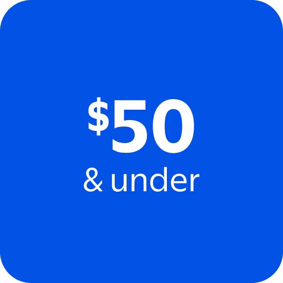 $50 & under 