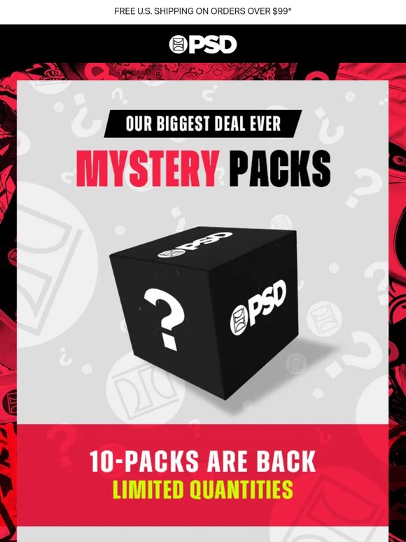 Mystery Packs. Major Steals. 👉