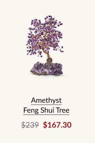 Amethyst feng shui tree