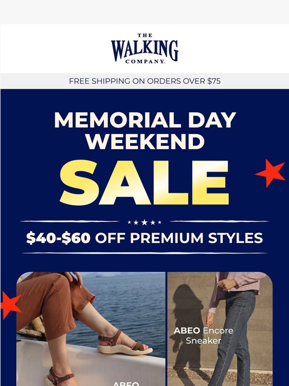 Memorial Day Weekend! $40–$50 Off Premium Styles 🔥
