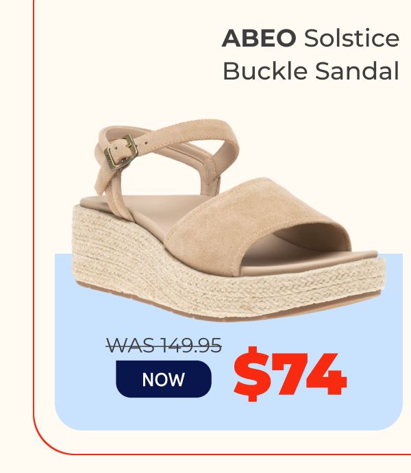 ABEO Solstice Buckle Sandal