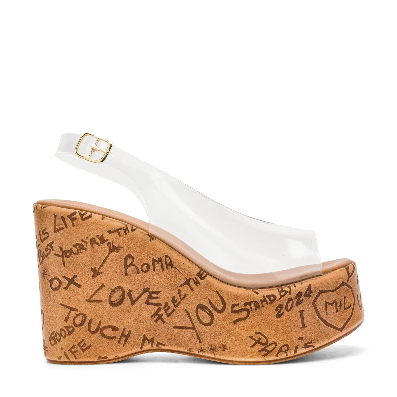 Image of Locela Slingback Platform Wedges