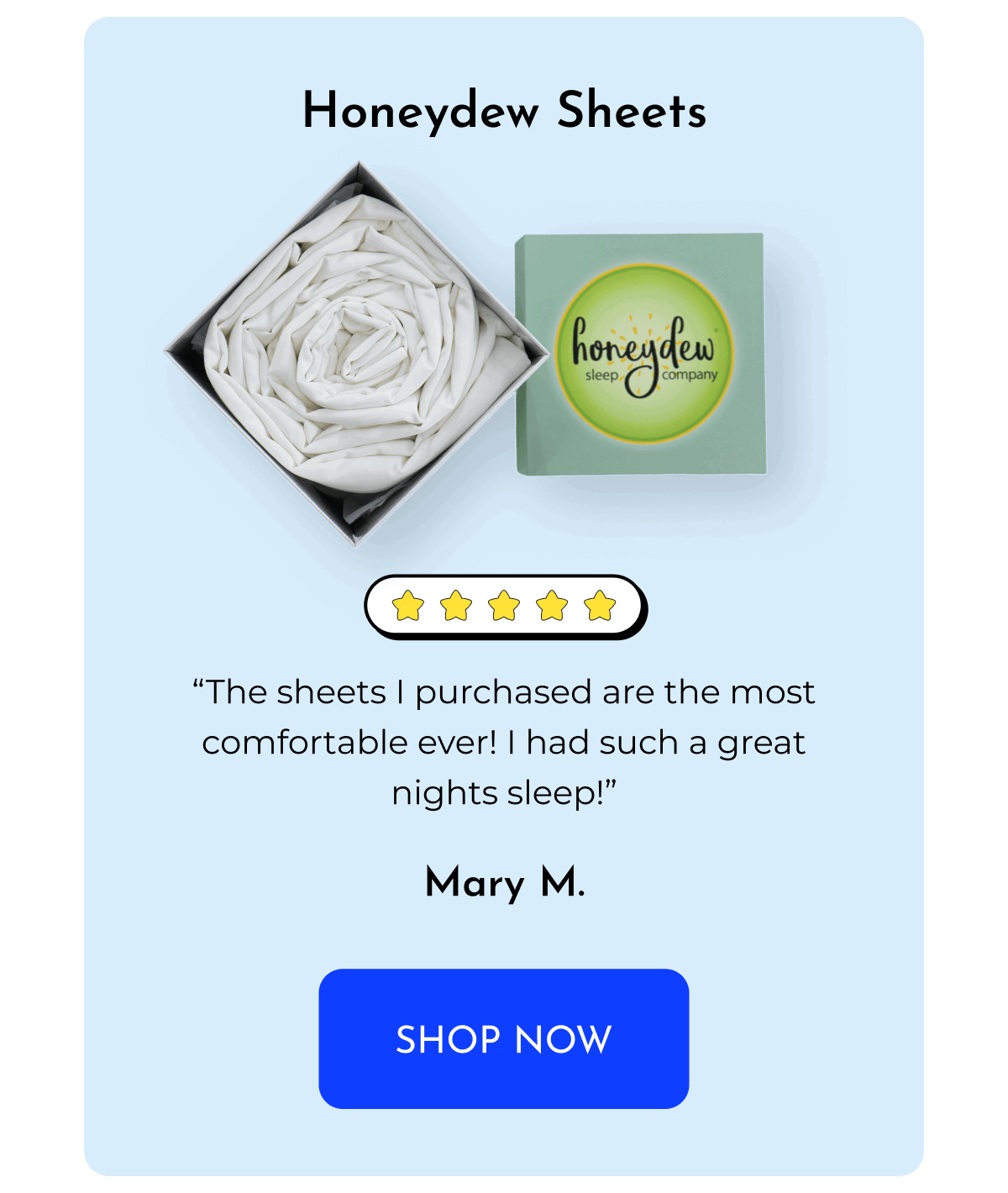 Honeydew Sheets