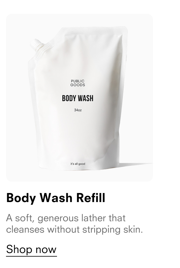 Body wash refill
