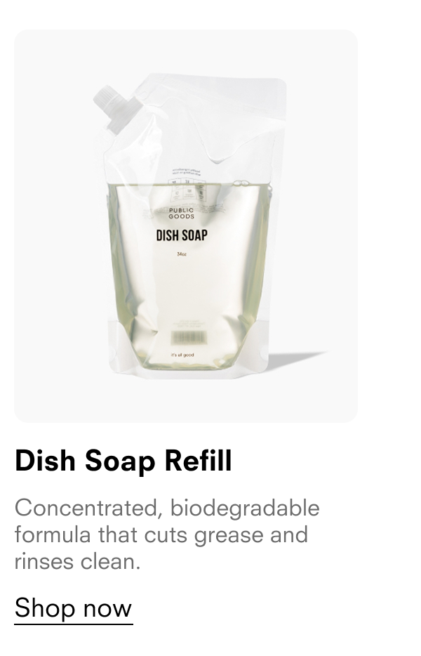 Dish soap refill