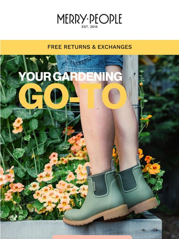 GREEN THUMB. HAPPY FEET. 🌱 🌱