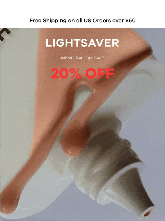 Memorial Day Sale Continues — 20% Off Sitewide