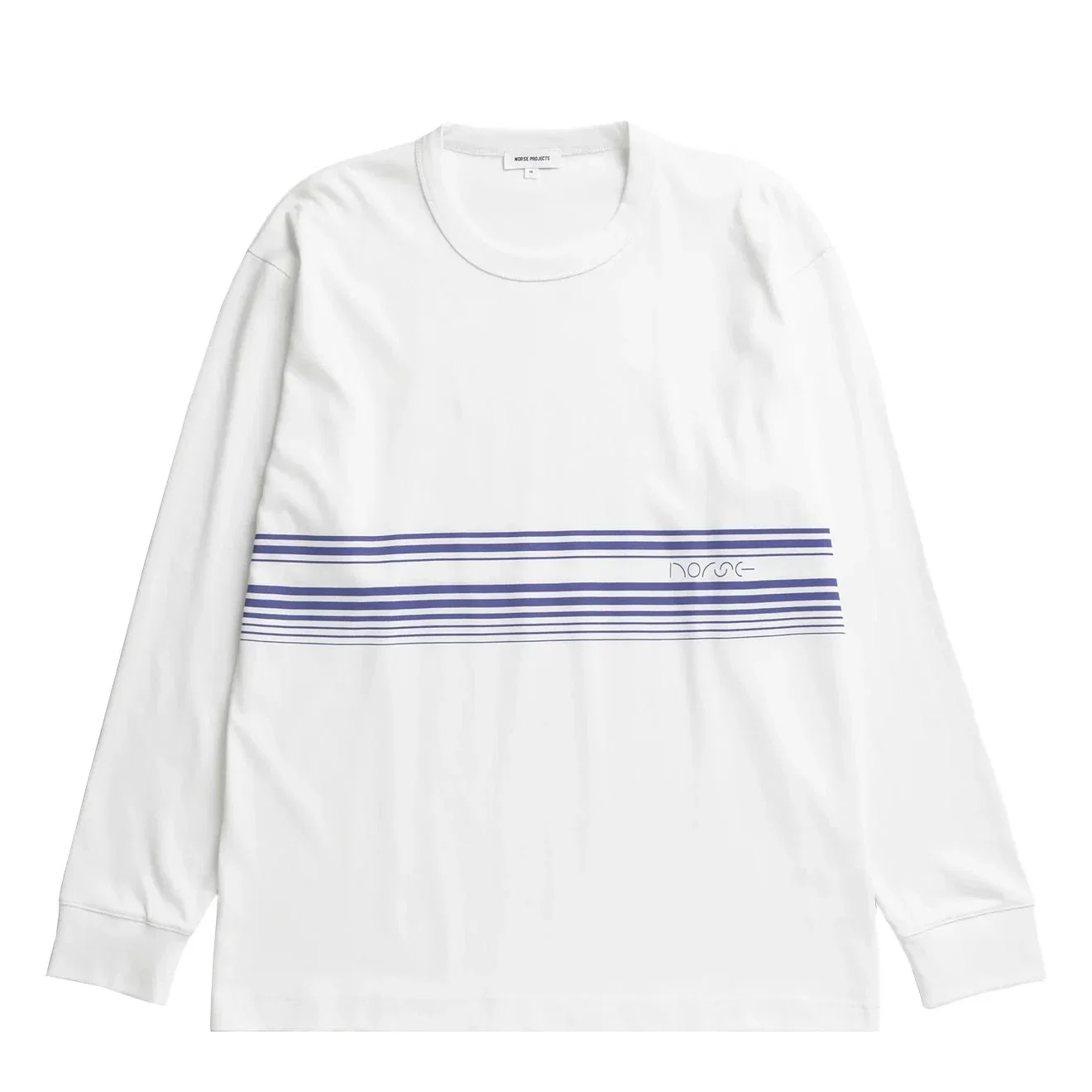 Image of Norse Projects Loften Nautical Stripe Print Heavy T-shirt