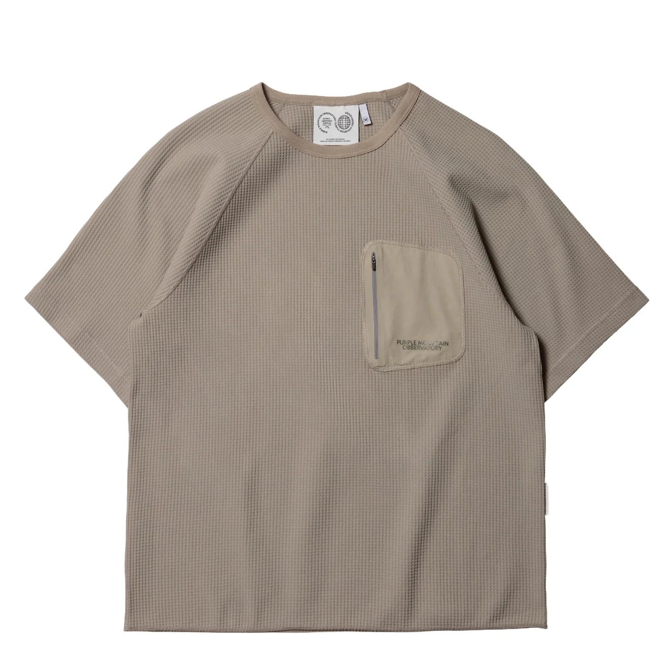Image of Purple Mountain Observatory Waffle Crew T-Shirt