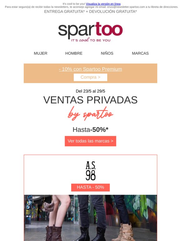 ❤️ Te va a encantar esta semana, Descuentos de hasta el 50% en Rip Curl, Airstep / A.S.98, Noisy May, Fly London y Tommy Jeans con la entrega gratuita