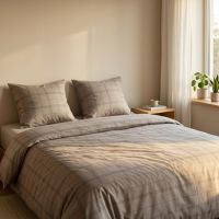 Damask Checks Beige