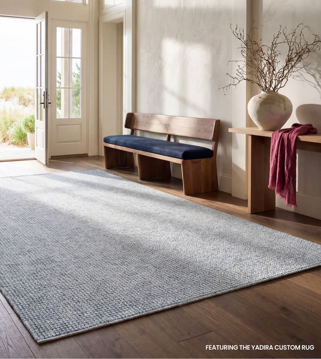 FEATURING THE YADIRA CUSTOM RUG