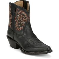 Isabella 7" Bootie in Coal (Black).