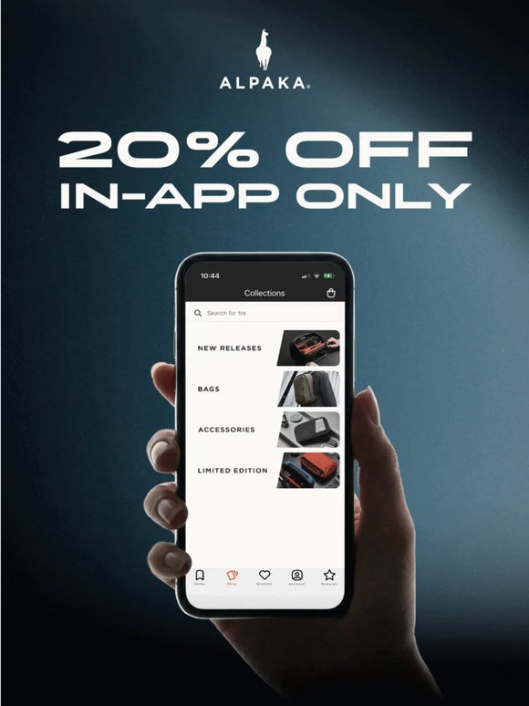 🔒 App-exclusive sale: 20% off