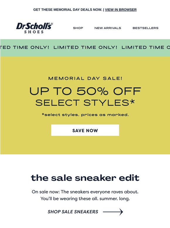 Summer sneaks $44.99 & up + Free shipping on all orders!