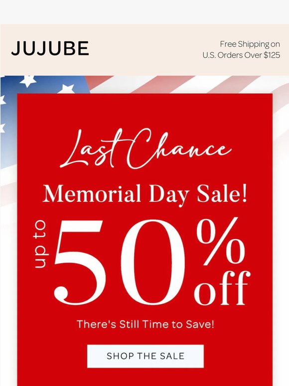 Final Days to Save Up to 50%