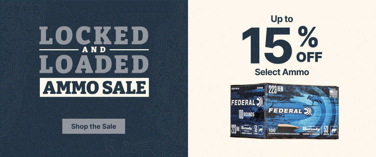Lock And Loaded Ammo Sale | Up to 15% off Select Ammo | Shop the Sale
