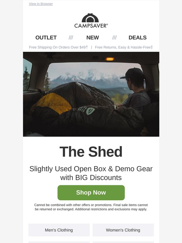 Deals in The Shed
